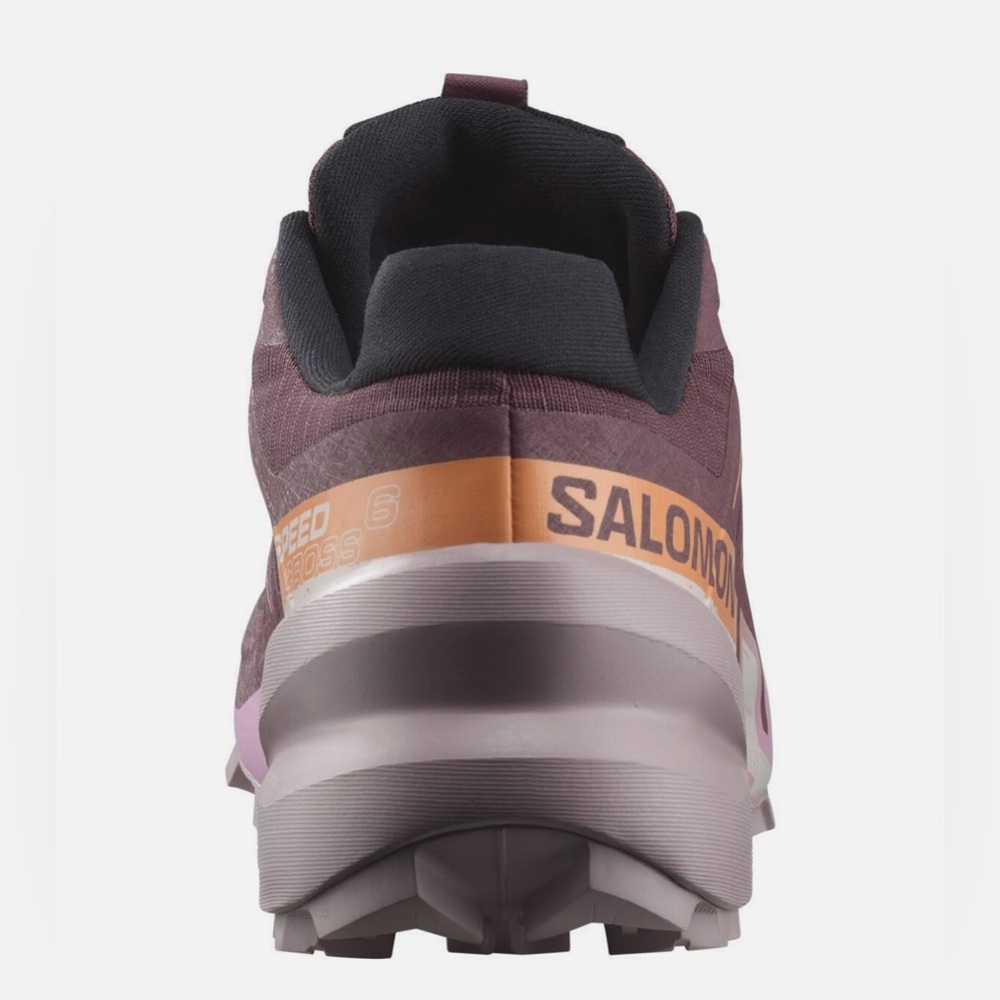 Salomon Speedcross 6W Trail Running Shoes 475818 Womens 8 NIB Mauve Grape Papaya - Picture 3 of 13
